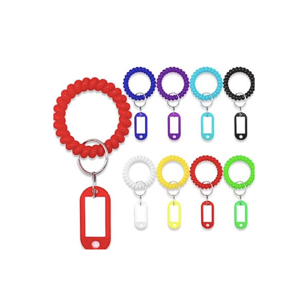 Key Chain Ring karo Label Window
