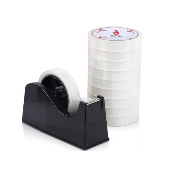Dispenser Tape Kantor kanthi Dasar Plastik